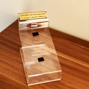 پایه دستگاه ثبت شماره مشتری شفاف
